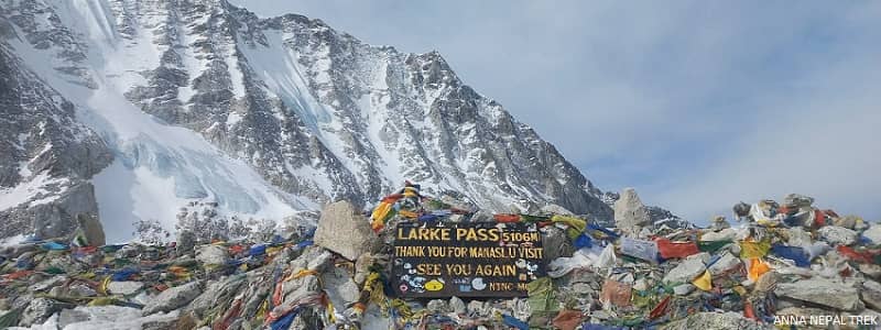 Larkey pass of Manaslu