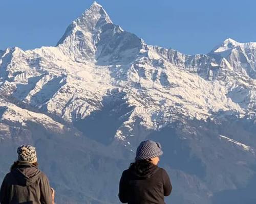 Mt Fishtail seen from Sarangkot, Pokhara