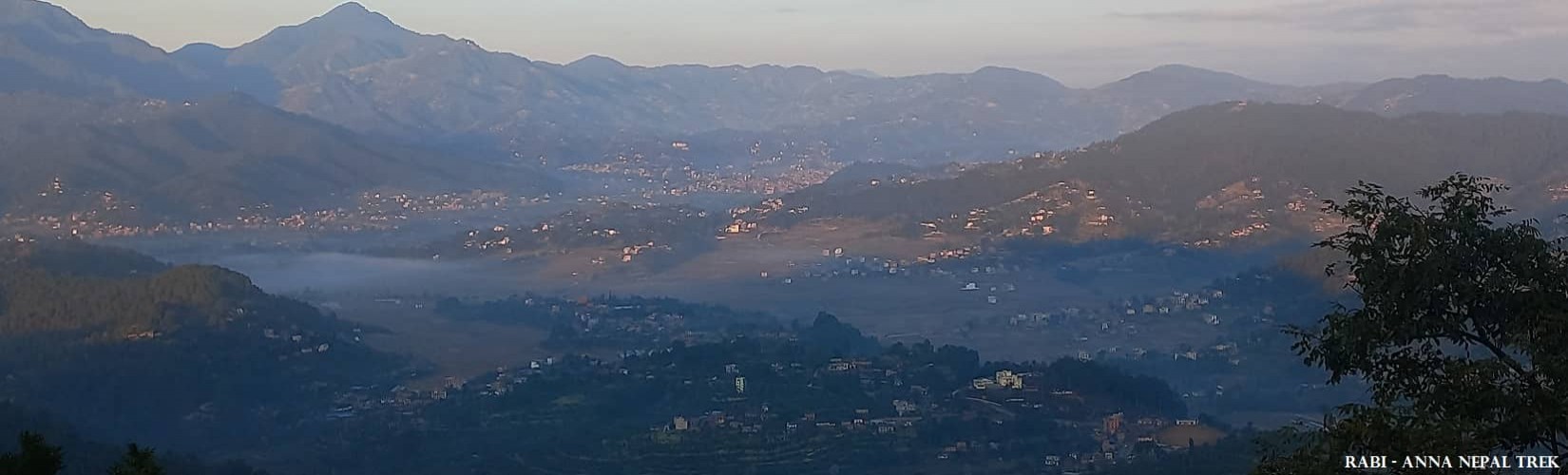 View from outskirt of Kathmandu