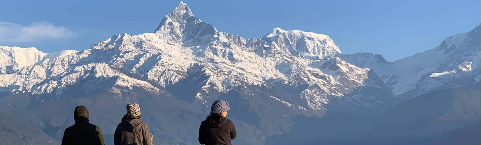 Mt Fishtail seen from Sarangkot, Pokhara